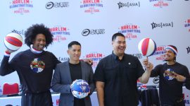 Setelah absen selama 28 tahun, legendaris tim bola basket Harlem Globetrotters akan kembali ke Jakarta untuk tampil di hadapan para penggemar Indonesia.