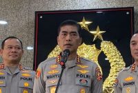 Kepala Badan Reserse Kriminal (Kabareskrim) Komjen Wahyu Widada di Mabes Polri, Jakarta, Senin (15/7/2024)