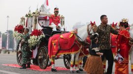 Istana Kepresidenan Republik Indonesia akan menyelenggarakan acara Kirab Bendera Pusaka dan Naskah Proklamasi pada besok, 10 Agustus 2024.