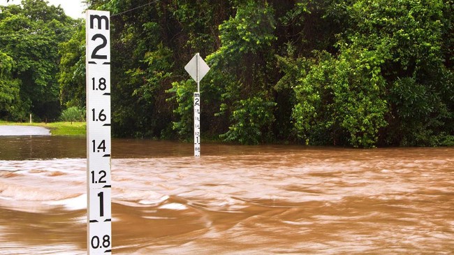 Ilustrasi banjir di Sulteng.