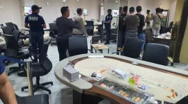 Polisi berhasil menggagalkan sebuah kasino ilegal yang beroperasi di kawasan perumahan di Semarang, pada malam tadi.