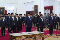 Presiden Prabowo Subianto melantik 48 menteri dan 5 kepala lembaga untuk Kabinet Merah Putih periode 2024-2029.