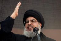 Foto Pemimpin Hizbullah Hassan Nasrallah 