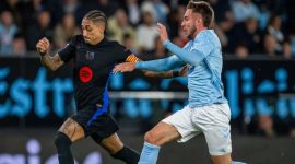 Barcelona gagal meraih kemenangan setelah ditahan imbang 2-2 oleh Celta Vigo dalam lanjutan pekan ke-14 La Liga 2024/25.