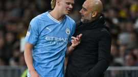 Erling Haaland, penyerang bintang Manchester City, kembali memberikan pujian tinggi kepada Pep Guardiola, menyebutnya sebagai manajer sepak bola terbaik yang pernah ada.