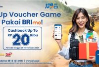 Aplikasi mobile banking BRImo untuk melakukan top up voucher game memiliki beberapa keistimewaan 