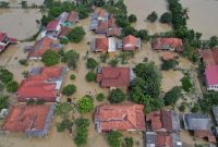 Kabupaten Sukabumi mengalami bencana banjir bandang yang disebabkan oleh meluapnya Sungai Cikaso