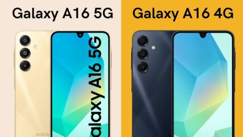 Salah satu contoh yang menarik perhatian adalah perbandingan antara Samsung Galaxy A16 5G dan Galaxy A16 4G.