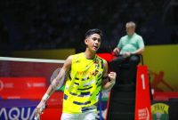 Pebulu tangkis Indonesia, Jonatan Christie, berhasil melaju ke perempat final turnamen bulu tangkis internasional setelah mengalahkan pemain Taiwan.