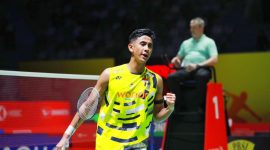 Pebulu tangkis Indonesia, Jonatan Christie, berhasil melaju ke perempat final turnamen bulu tangkis internasional setelah mengalahkan pemain Taiwan.