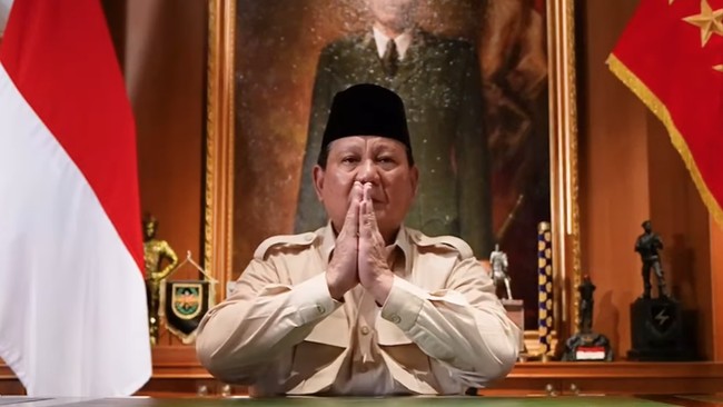 Menteri Pertahanan Republik Indonesia, Prabowo Subianto, menyampaikan ucapan selamat Tahun Baru Imlek 2025 kepada masyarakat Tionghoa di Indonesia.