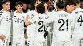 Real Madrid menunjukkan dominasinya di ajang Copa del Rey dengan kemenangan telak 5-0 atas Deportivo Minera pada pertandingan yang digelar di Estadio Municipal de Cartagena, Rabu (6/1/2025).