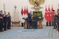 Dalam sebuah momen penting di kancah politik dan diplomasi Indonesia, Menteri Pertahanan Prabowo Subianto menjamu Presiden Turki Recep Tayyip Erdogan di Istana Bogor.