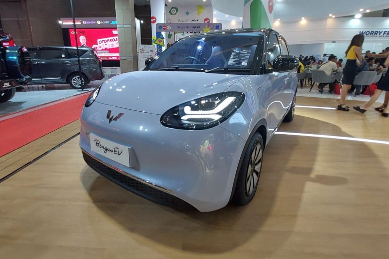 Salah satu sorotan utama di ajang Indonesia International Motor Show (IIMS) 2025 adalah kehadiran Wuling Binguo EV,