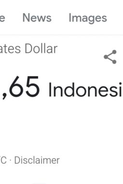 Google Alami Error, Kurs 1 Dollar Tiba-tiba Jadi Rp8 Ribu