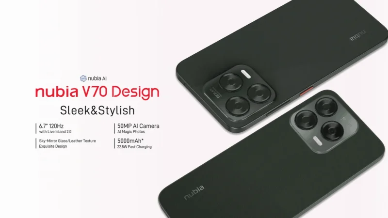 Nubia V70 hadir sebagai smartphone kelas entry-level dengan harga yang sangat terjangkau, namun menawarkan berbagai fitur canggih yang biasanya ditemukan pada perangkat flagship.