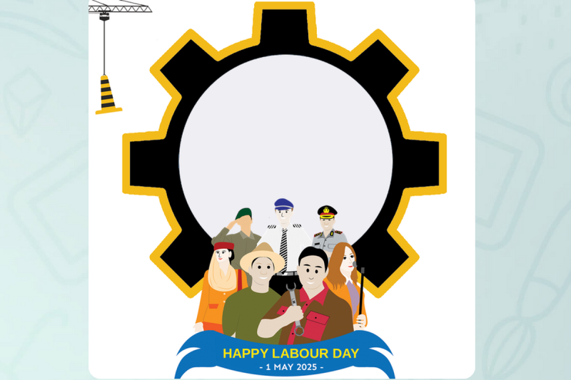 Hari Buruh atau May Day diperingati setiap tanggal 1 Mei sebagai bentuk penghormatan terhadap perjuangan pekerja di seluruh dunia.