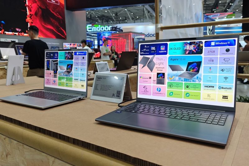 Acer kembali mencuri perhatian di Computex 2025 di Taipei dengan meluncurkan laptop mainstream terbarunya, Acer Aspire 14 AI dan Aspire 16 AI.