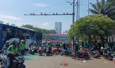 Ojol Protes Bergerak dari DPR ke Markas Brimob Kwitang
