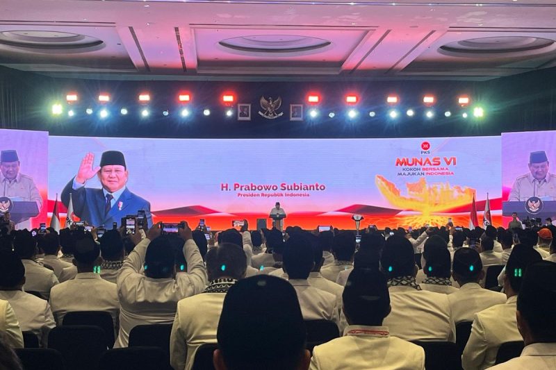 Presiden Prabowo Subianto kembali menunjukkan sikap dewasa dalam berpolitik saat berpidato di Musyawarah Nasional (Munas) VI Partai Keadilan Sejahtera (PKS) di Jakarta, Senin (29/9/2025).