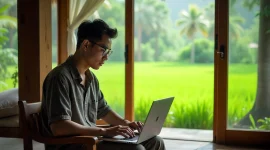 Di era digital saat ini, tren workation atau traveling sambil kerja semakin populer, terutama di kalangan generasi muda dan pekerja lepas.