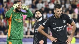 Manchester, 11 Maret 2026 – Gelandang andalan Manchester City sekaligus pemenang Ballon d'Or 2024, Rodri,