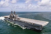 Ketegangan di Timur Tengah semakin memanas setelah kapal serbu amfibi Amerika Serikat, USS Tripoli,