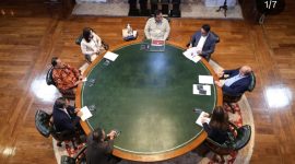 Presiden Prabowo Subianto menggelar pertemuan diskusi intensif dengan sejumlah jurnalis senior,