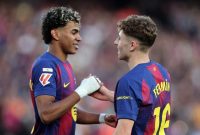 Lamine Yamal tampak tidak senang di akhir pertandingan La Liga antara Barcelona dan Atletico Madrid yang berakhir dengan skor 2-1.