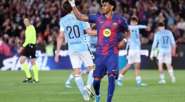 Barcelona berhasil mengamankan kemenangan penting dengan skor 1-0 atas Celta Vigo dalam lanjutan kompetisi. Satu-satunya gol.