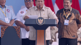 Presiden Konfederasi Serikat Pekerja Indonesia (KSPI) sekaligus Presiden Partai Buruh, Said Iqbal,