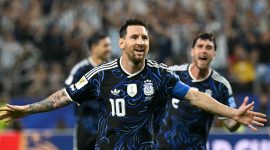 Lionel Messi kembali menunjukkan kelasnya sebagai salah satu pemain terbaik dunia. Dalam pertandingan persahabatan melawan Yordania,