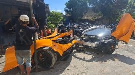 Sebuah kecelakaan mengerikan terjadi pada Rabu dini hari yang melibatkan Andra ST,