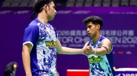 Pasangan ganda putra Indonesia, Sabar Karyaman Gutama/Mohammad Reza Pahlevi Isfahani, berhasil meraih kemenangan di babak awal China Open 2026.