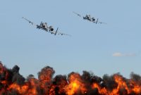 Israel melancarkan serangkaian serangan udara terhadap Pangkalan Udara Abu al-Duhur di barat laut Suriah pada Selasa (18/8/2026).