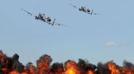 Israel melancarkan serangkaian serangan udara terhadap Pangkalan Udara Abu al-Duhur di barat laut Suriah pada Selasa (18/8/2026).