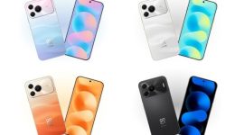 iPhone 17 Pro Max hadir dengan desain baru yang mencolok: unibody aluminium, camera plateau (modul kamera persegi panjang besar yang hampir selebar bodi),