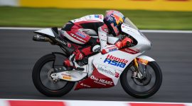 David Almansa berhasil meraih kemenangan di balapan Moto3 Japanese Grand Prix 2026 yang digelar di Sirkuit Motegi, Minggu (4/10/2026).